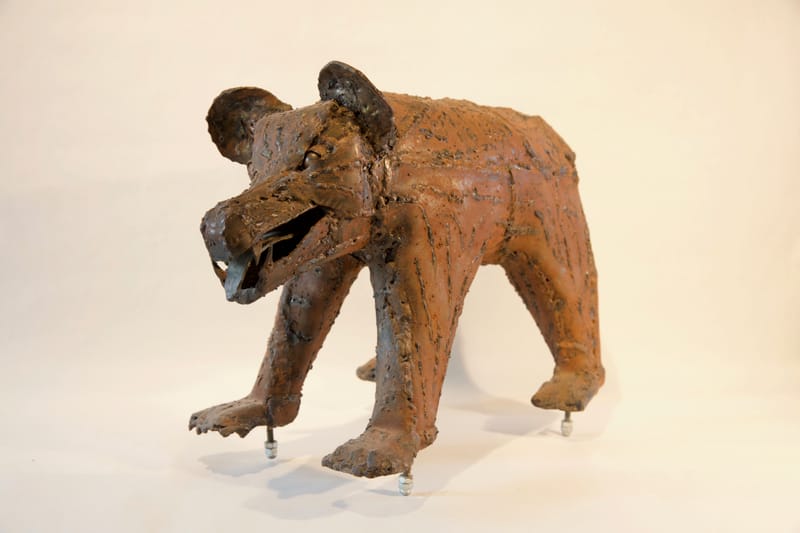 (34) BÄR AUS EISEN GESCHWEISST AUFTRAGSARBEIT VON "UNBEKANNT" 