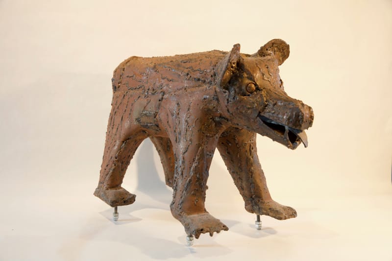 (34) BÄR AUS EISEN GESCHWEISST AUFTRAGSARBEIT VON "UNBEKANNT" 