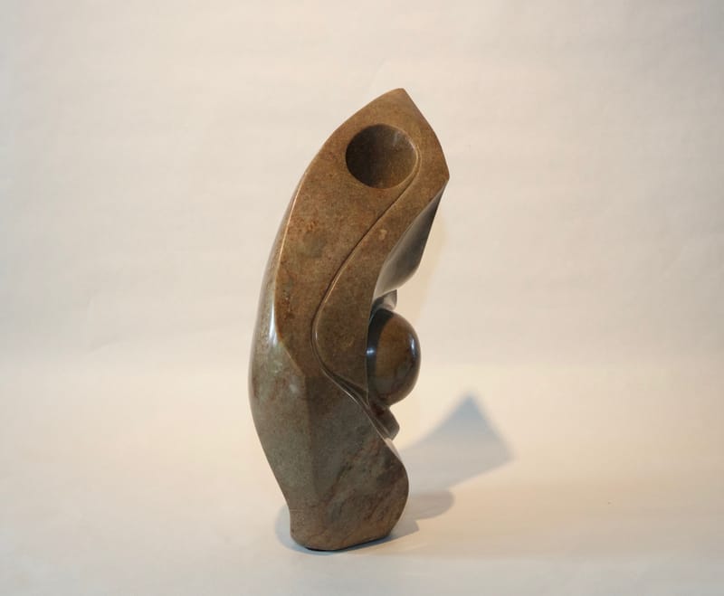 (38S) STEINSKULPTUR VON NHAMO CHAMUTSA (SIMBABWE) *1979 