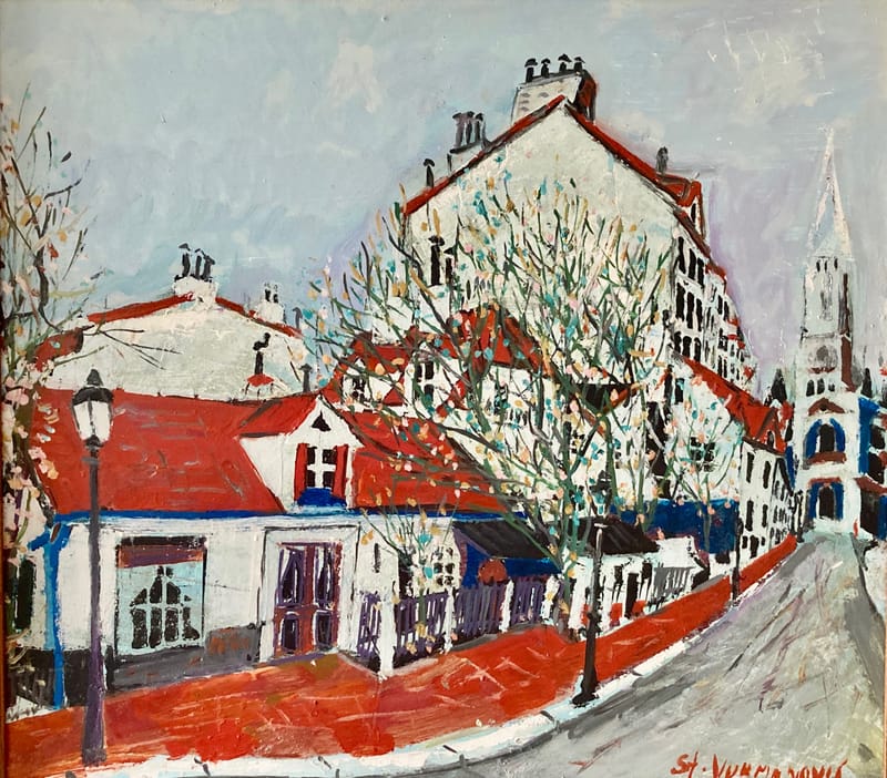 ÖLBILD VON STEVAN VUCMANOVIC MÜNCHNER SESSION