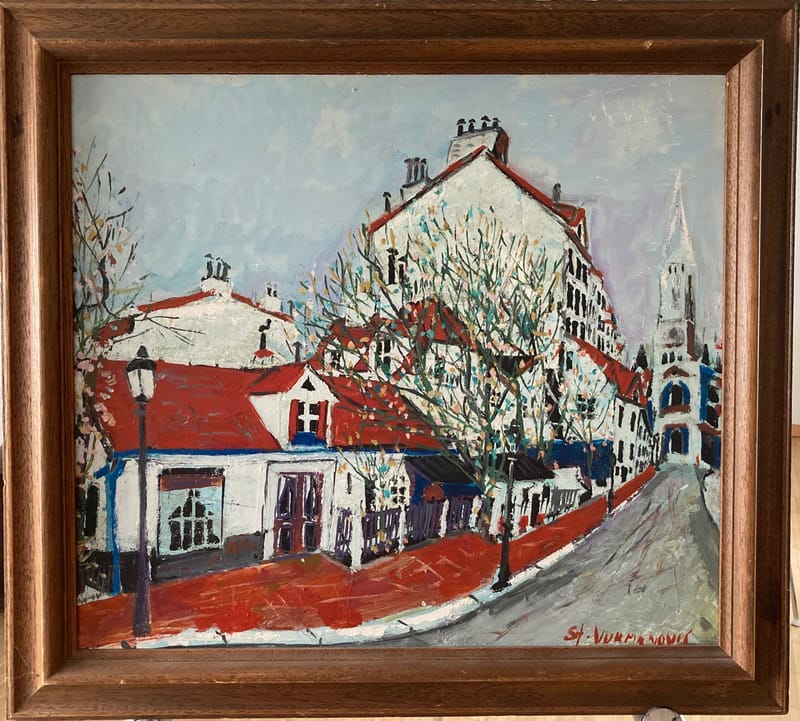 ÖLBILD VON STEVAN VUCMANOVIC MÜNCHNER SESSION