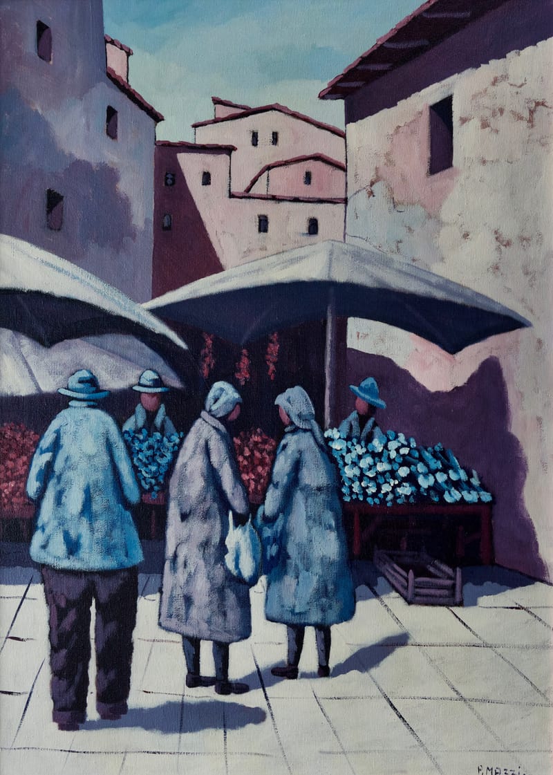 (69S) MERCATINO VON PIERO MAZZI *1938 