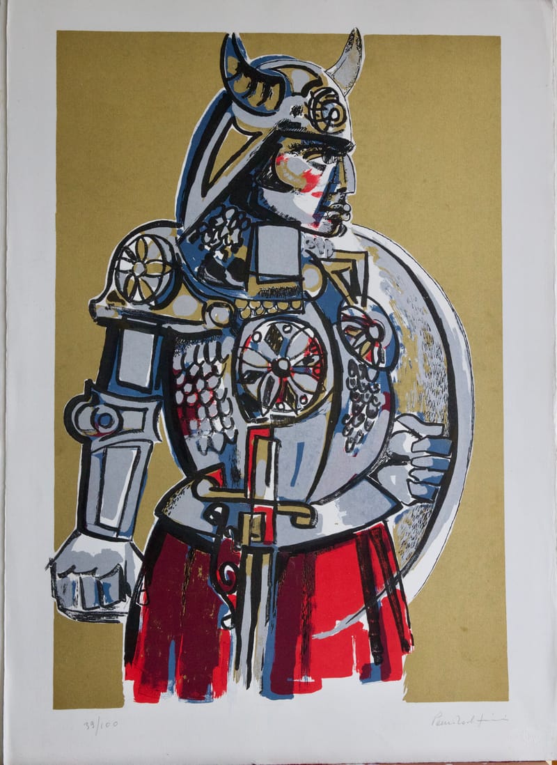 (212W) VIER FARBLITHOGRAFIEN VON EMANUELE PANDOLFINI(1929)