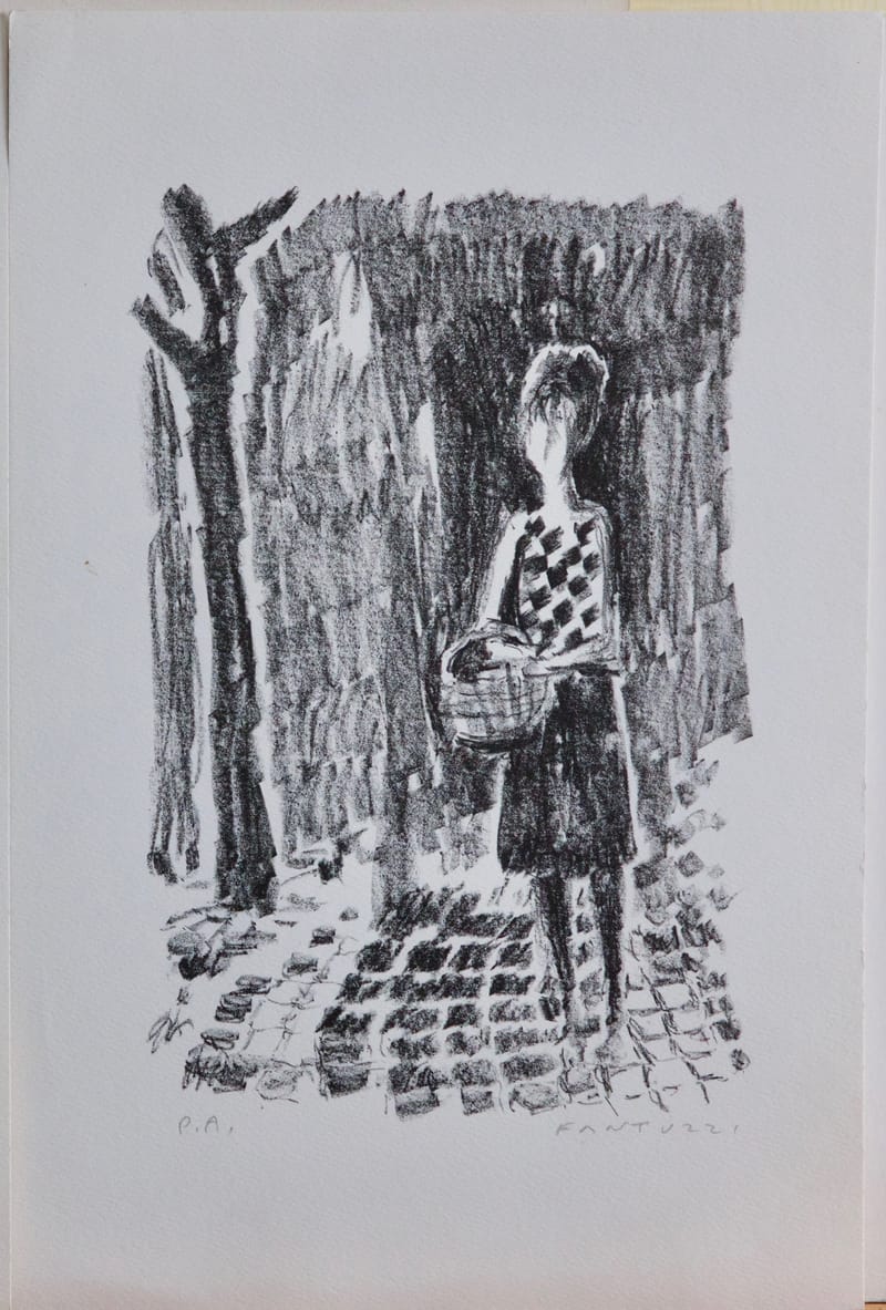 (230W) DREI RADIERUNGEN VON ELIANO FANTUZZI 1909-1987