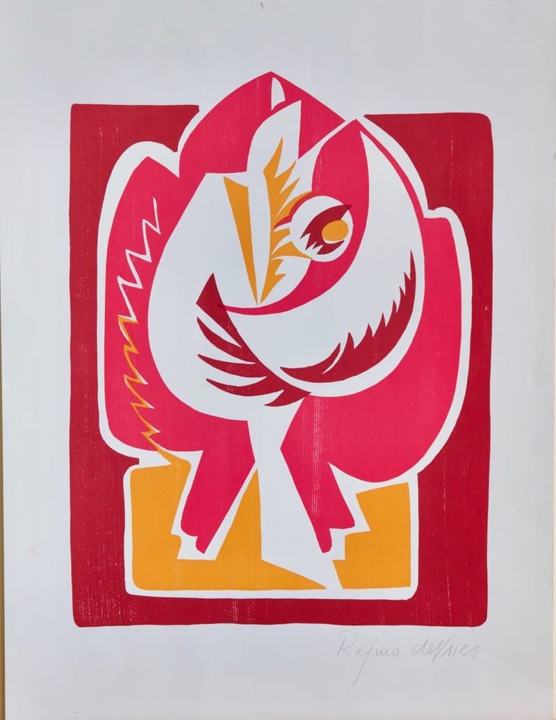 (210W) LITHOGRAFIE VON REGINA DE VRIES 1913-1985