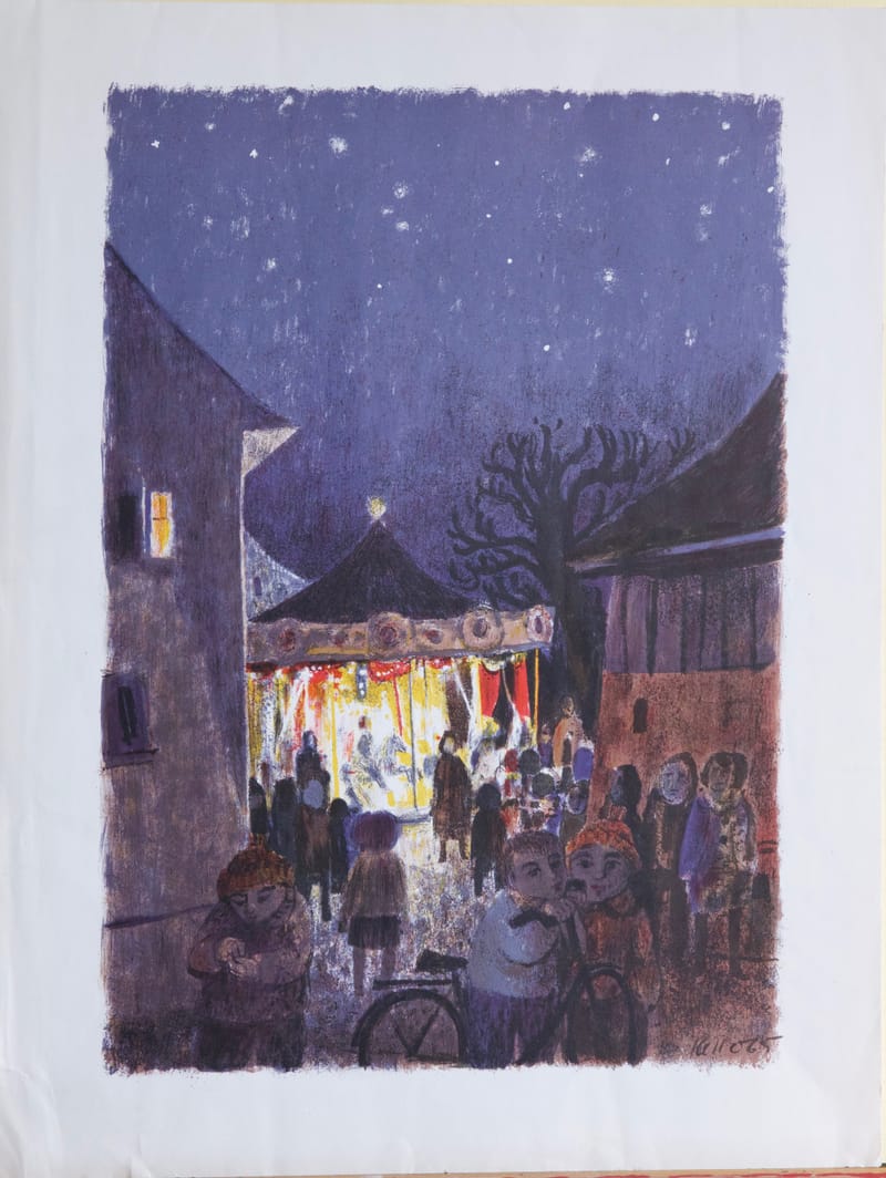 (234W) LITHOGRAFIE VON HEINZ KELLER 1928-2019