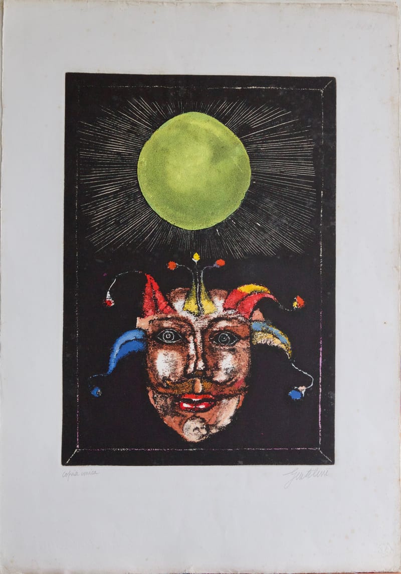 (211W) LITHOGRAFIE VON ALDO GENTILINI 1911-1982