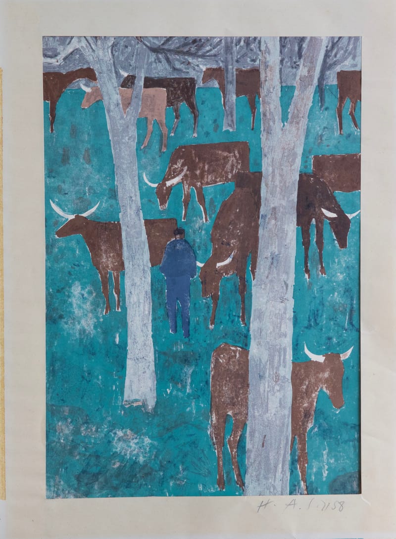 (232W) LITHOGRAFIE VON HANS AFFELTRANGER 1919-2002