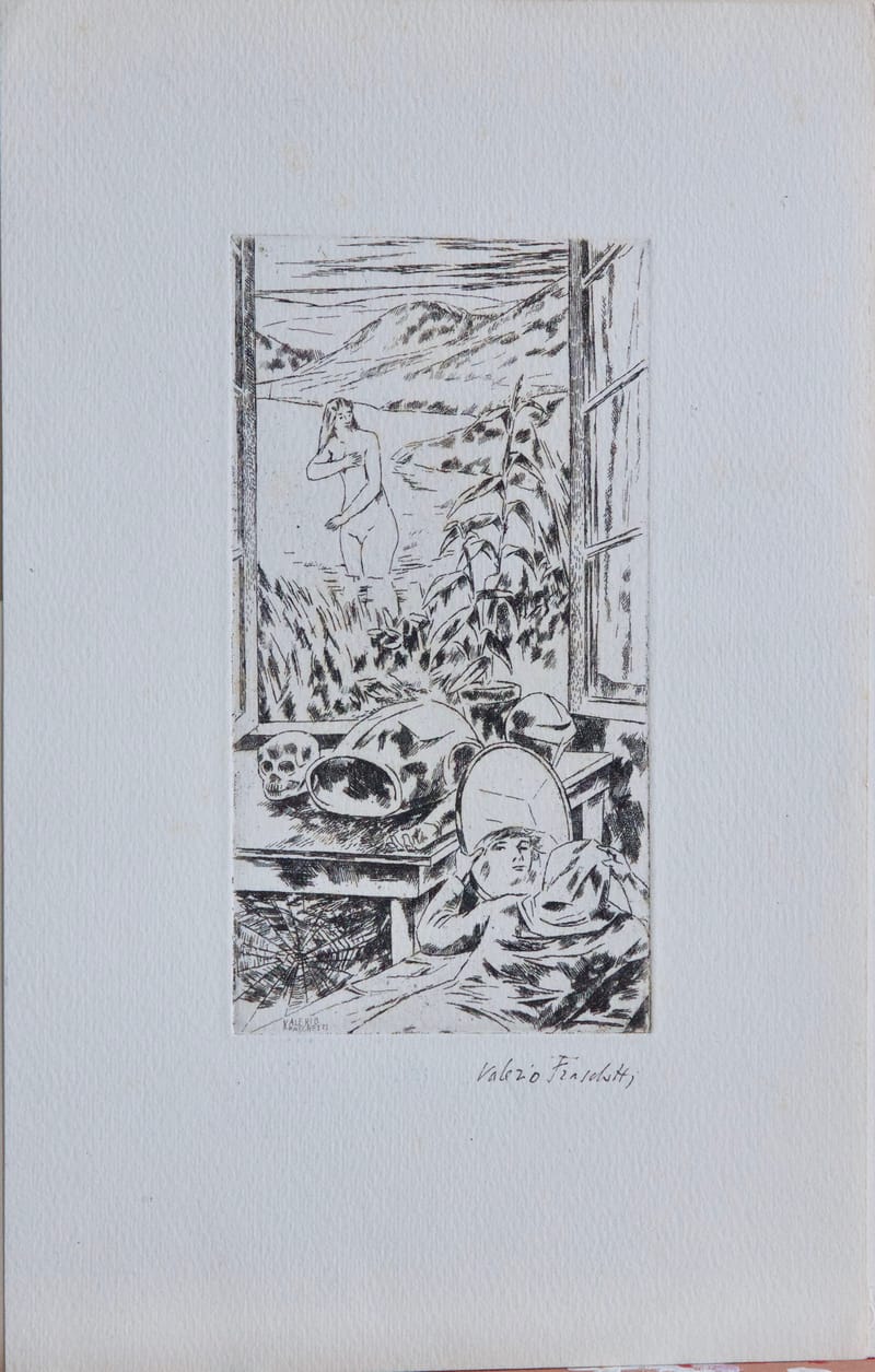 (233W) RADIERUNG VON VALERIO FRASCHETTI 1910-1977