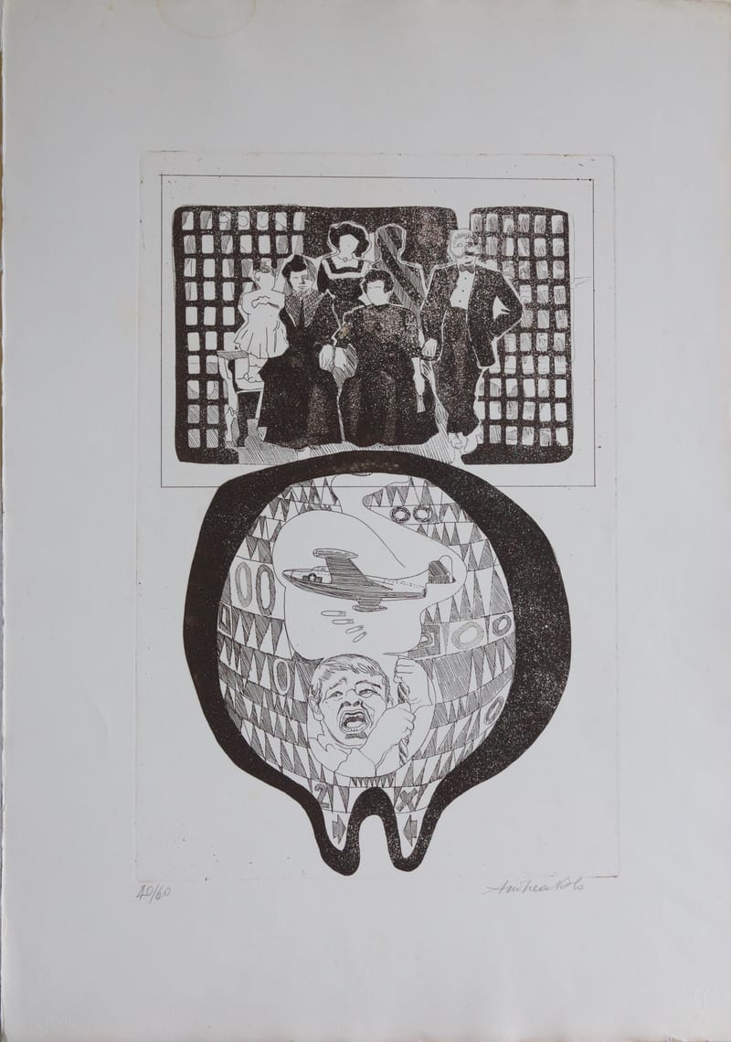 (214W) RADIERUNG VON ANDREA VOLO *1941