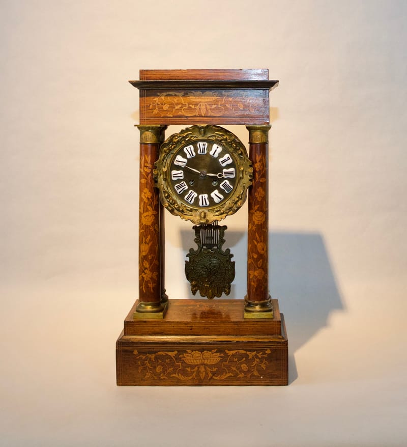 (48S) BIEDERMEIER PORTALUHR 