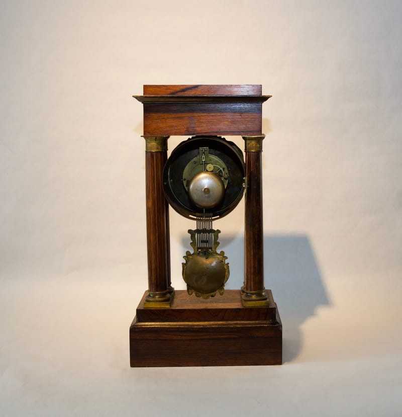 (48S) BIEDERMEIER PORTALUHR 