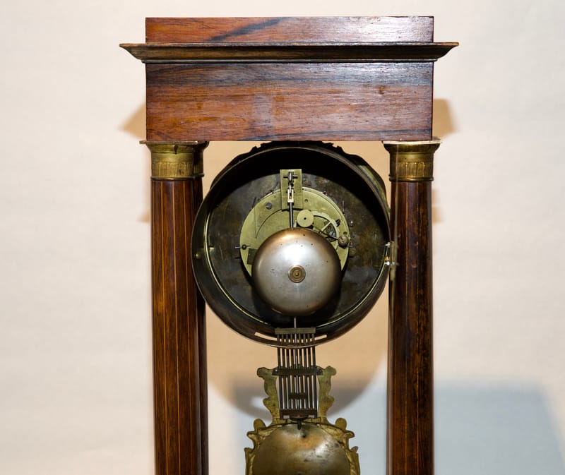 (48S) BIEDERMEIER PORTALUHR 