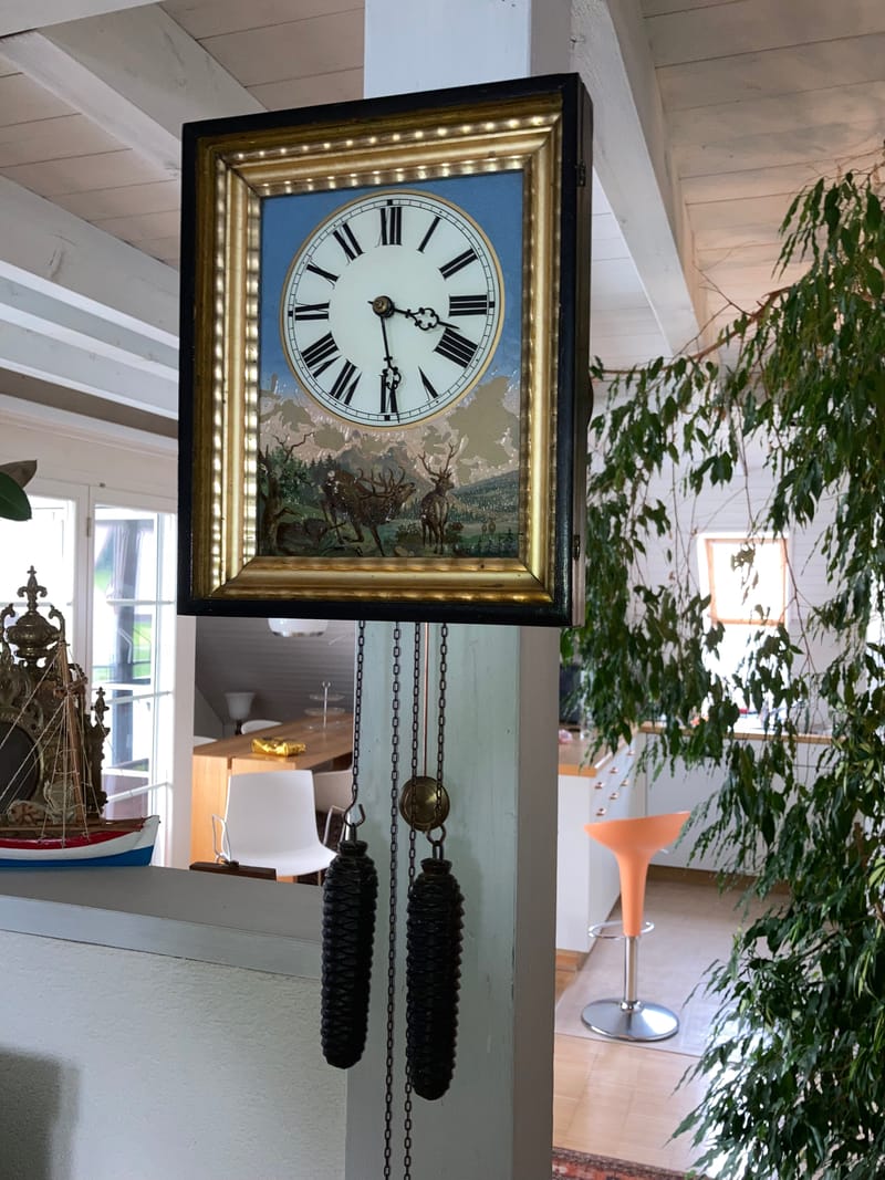 (4S) BIEDERMEIER Rahmenuhr