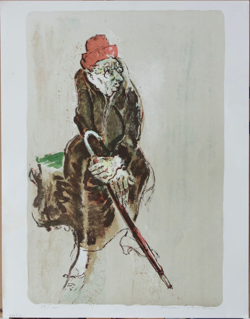 Konvolut 4 Lithografien von Hannes Portmann