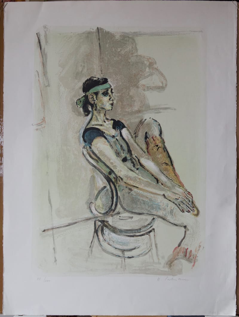 Konvolut 4 Lithografien von Hannes Portmann