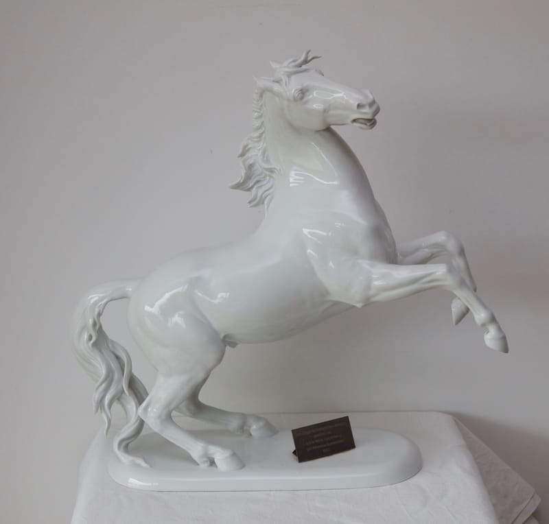 Steigender Hengst von H. Meisel Rosenthal