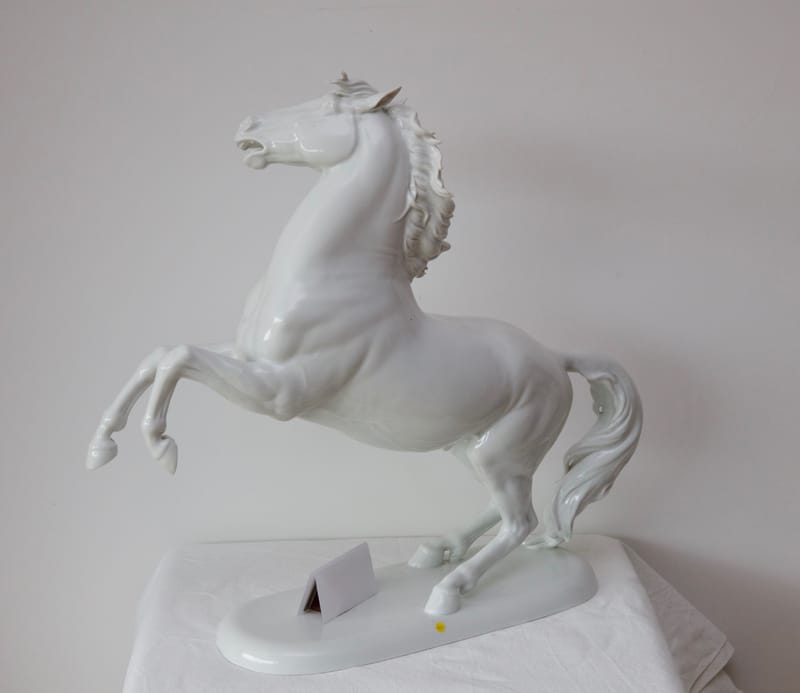 Steigender Hengst von H. Meisel Rosenthal