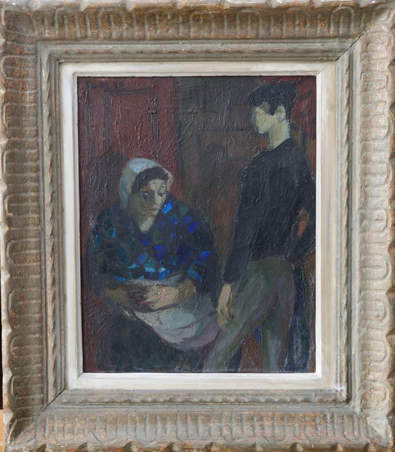 (76S) HANS ULRICH SAAS, MUTTER UND SOHN