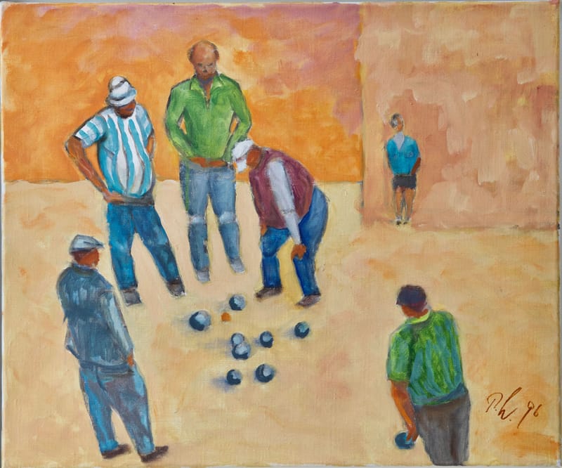 (77S) PETER LENGWEILER, PÉTANQUE