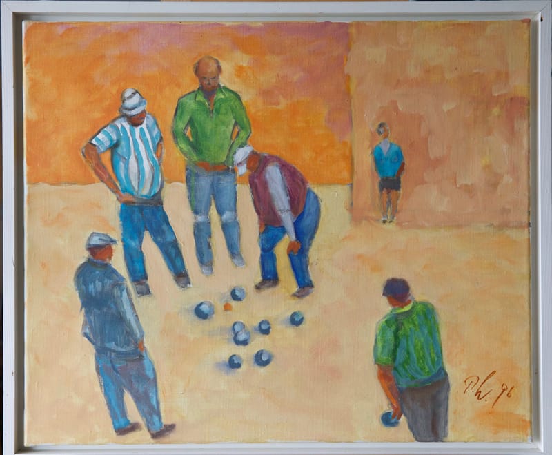 (77S) PETER LENGWEILER, PÉTANQUE