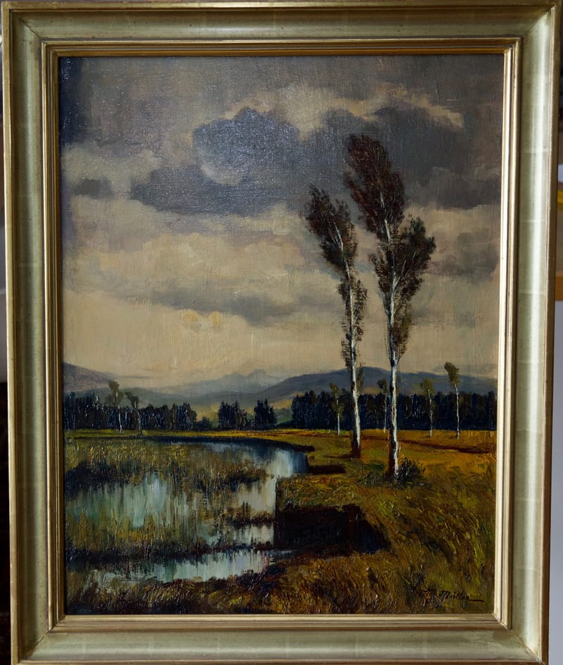 (82S) WILLY MÜLLER, BIRKEN AM WEIHER