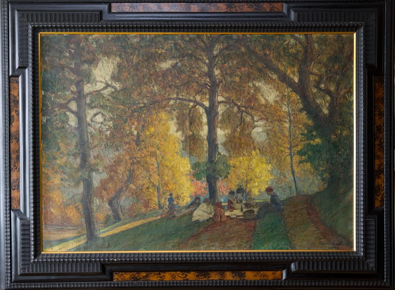 (85S) MARIO BERTOLA, PICKNICK IM HERBSTWALD