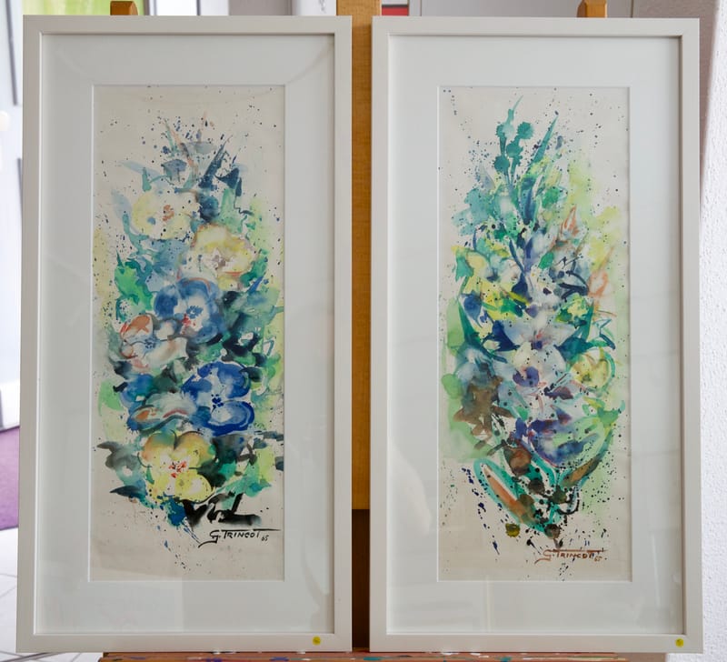 (45W+46W) FRÜHLINGSBLUMEN 1+2 VON GEORGES TRINCOT