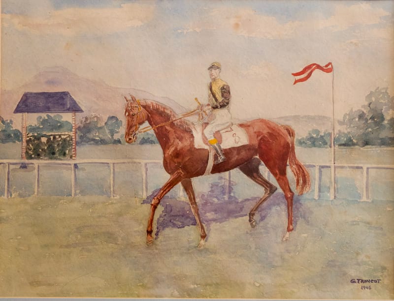 (4W) VOR DEM START VON GEORGES TRINCOT