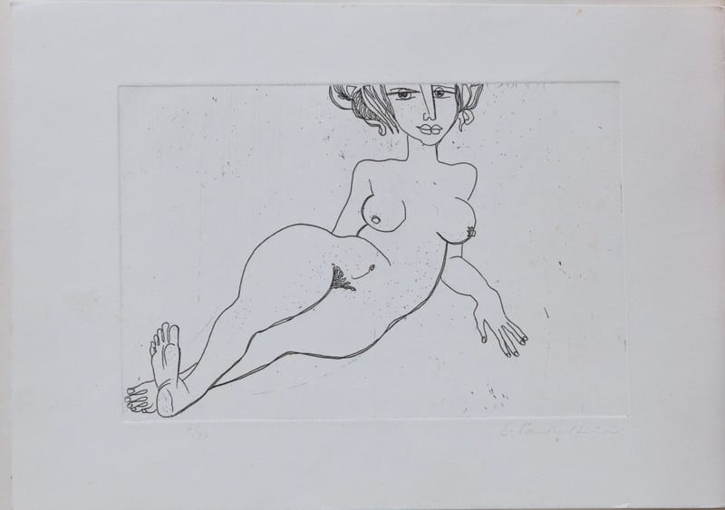 (244W) ZWEI LITHOGRAFIEN VON EMANUELE PANDOLFINI 1929