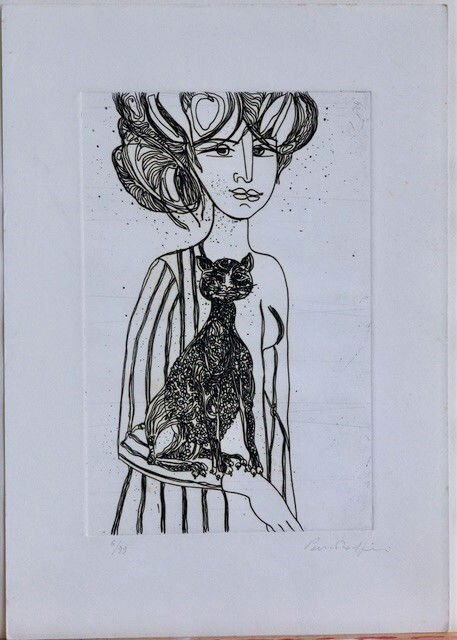 (244W) ZWEI LITHOGRAFIEN VON EMANUELE PANDOLFINI 1929