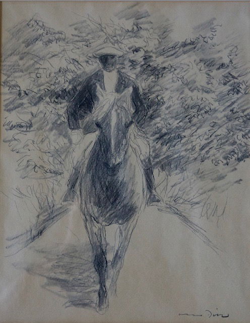 (151W) HERRENREITER AM WALDWEG VON OTTO DILL 1848 - 1957