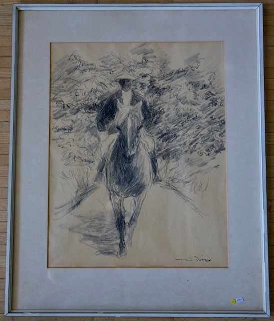 (151W) HERRENREITER AM WALDWEG VON OTTO DILL 1848 - 1957