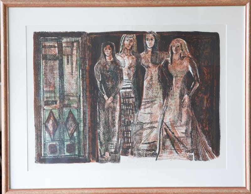 (98/99S) ZWEI MYSTERIÖS ANMUTENDE LITHOGRAFIEN, KONVOLUT