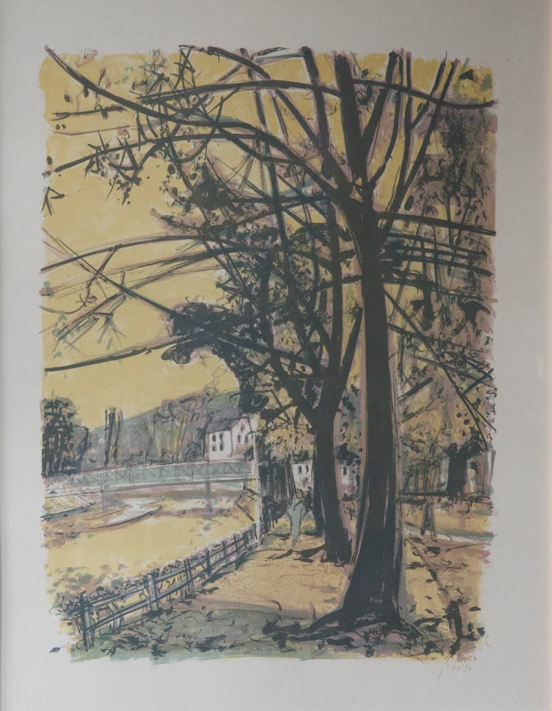 (95/96S) RUDOLF ZENDER, ZWEI LITHOGRAFIEN, KONVOLUT