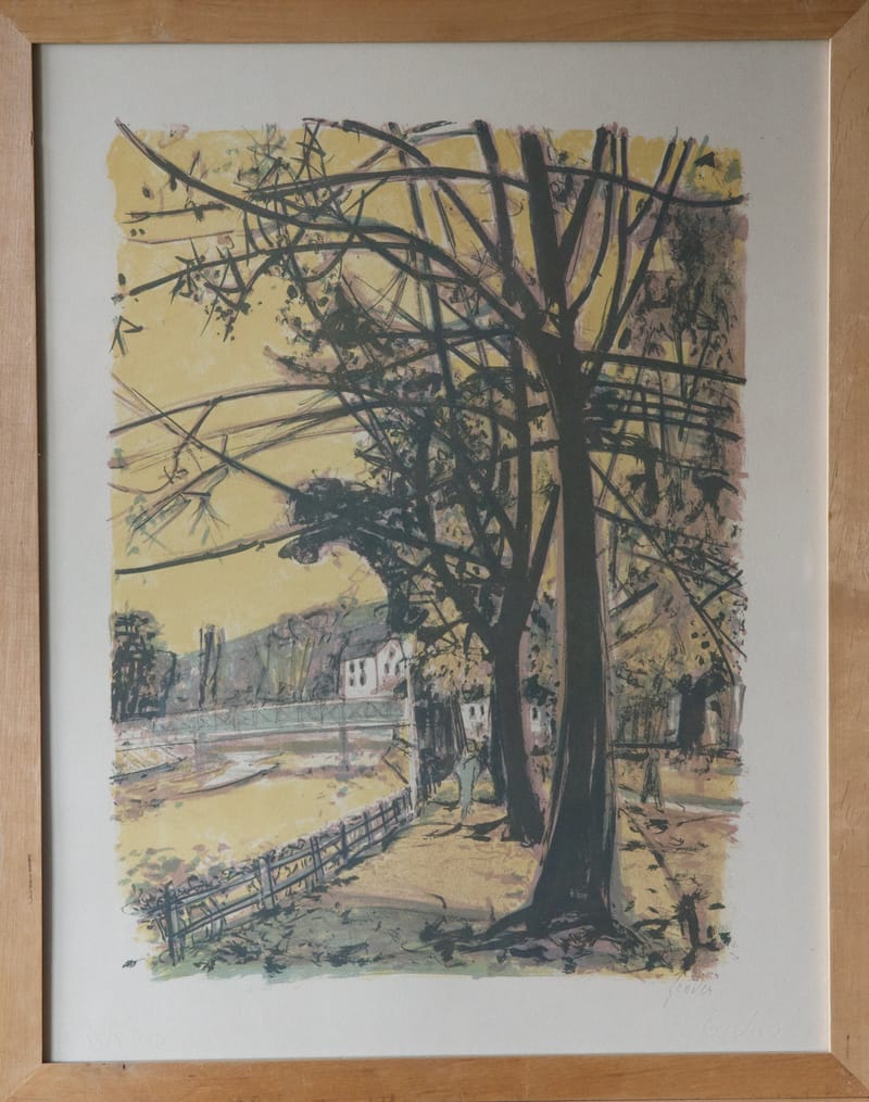 (95/96S) RUDOLF ZENDER, ZWEI LITHOGRAFIEN, KONVOLUT