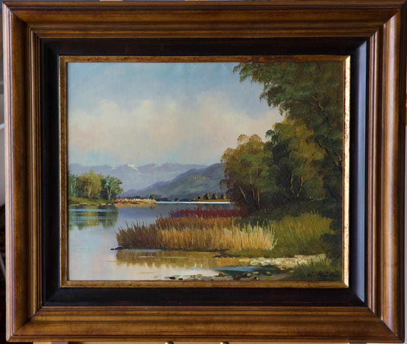 (92S) WILLY MÜLLER, FLUSSLANDSCHAFT