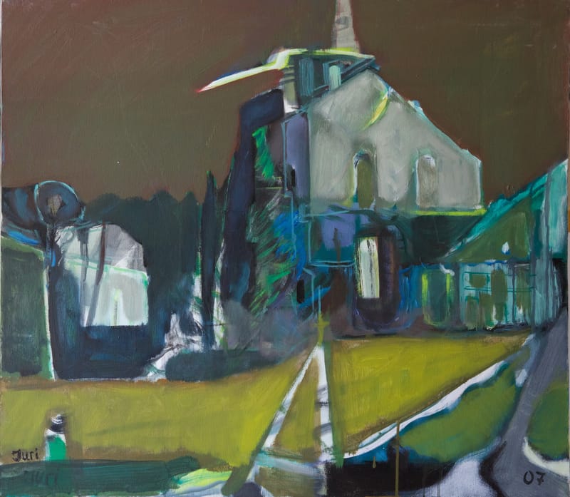 (S105) JURI BORODATCHEV, KAPELLE IM ABENDLICHT