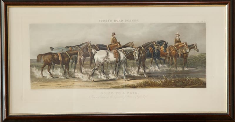 (118S) FORES'S ROAD SCENES, AQUATINTA, MESS FORES