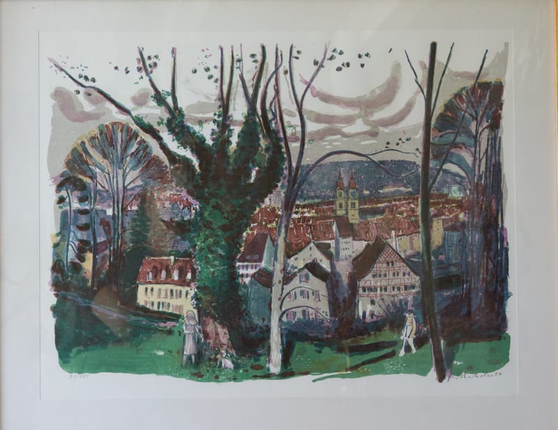 (131S) GEO BRETSCHER, WINTERTHUR, LITHOGRAFIE