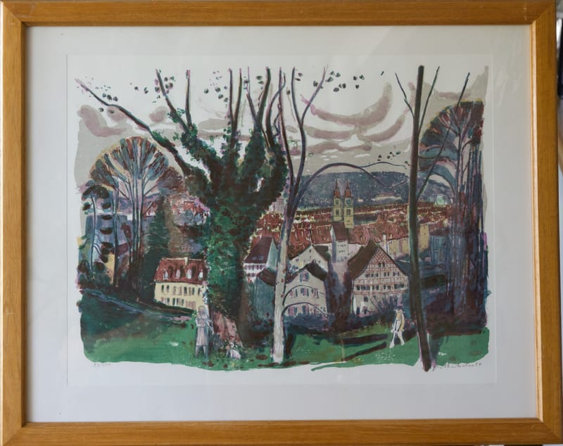 (131S) GEO BRETSCHER, WINTERTHUR, LITHOGRAFIE