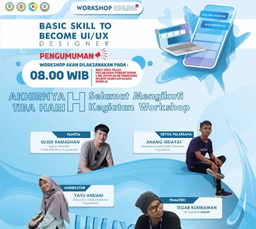 HIMATIKA & ICC SUKSES SELENGGARAKAN WORKSHOP “Basic Skill to Become UI/UX Designer”