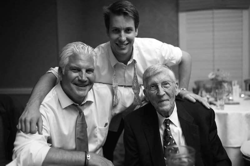 Theresa, Bill, Opa & Michael G leave