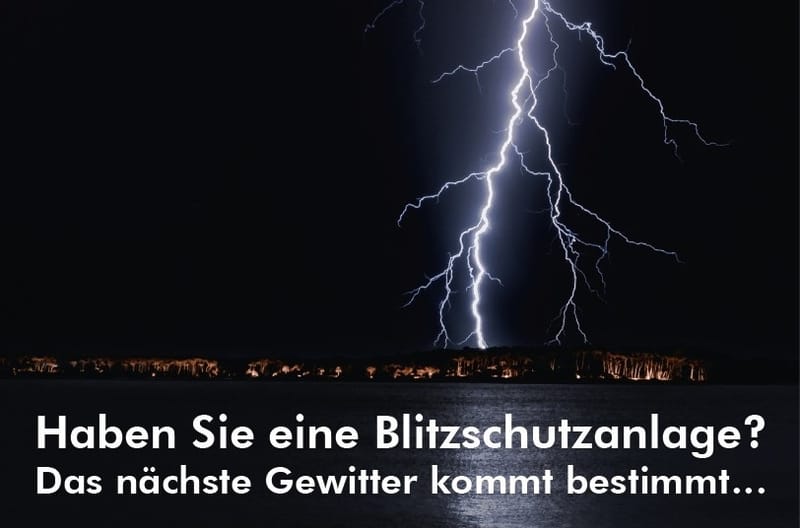 Das nächste Gewitter kommt bestimmt…