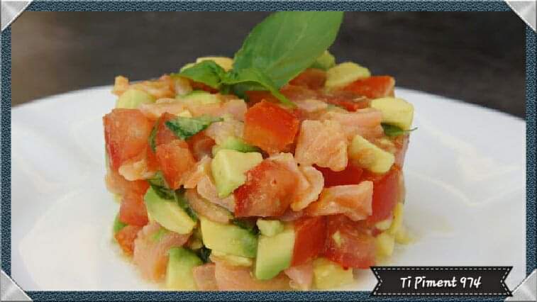 Tartare de saumon fraîcheur