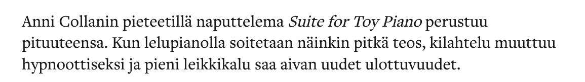 TS 20.11.2003, Tomi Norha