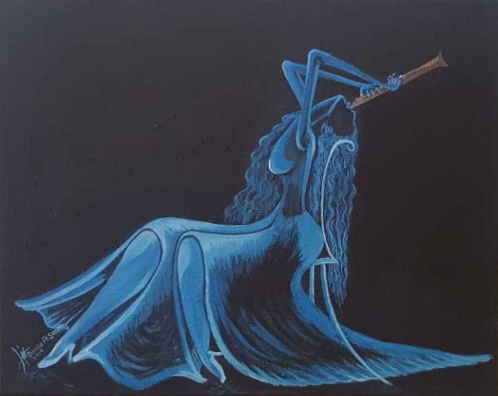 عازفة الفلوت /Flute player