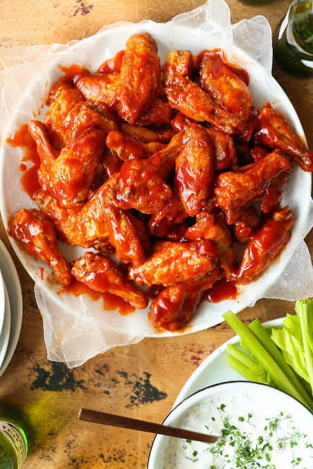 Spicy hot Wings