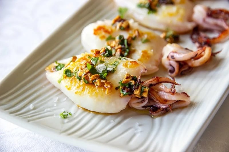 Grilled Baby-squids