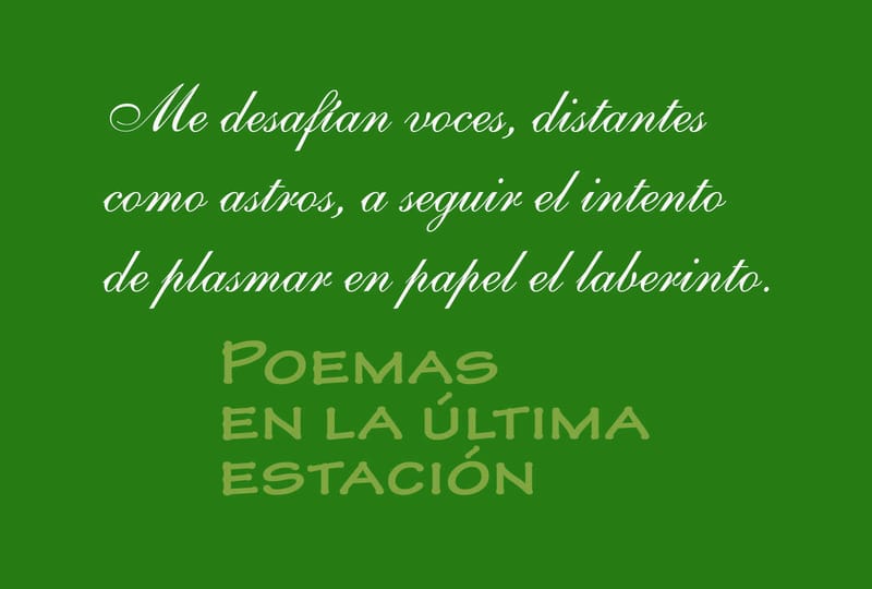 POEMAS EN LA ÚLTIMA ESTACIÓN